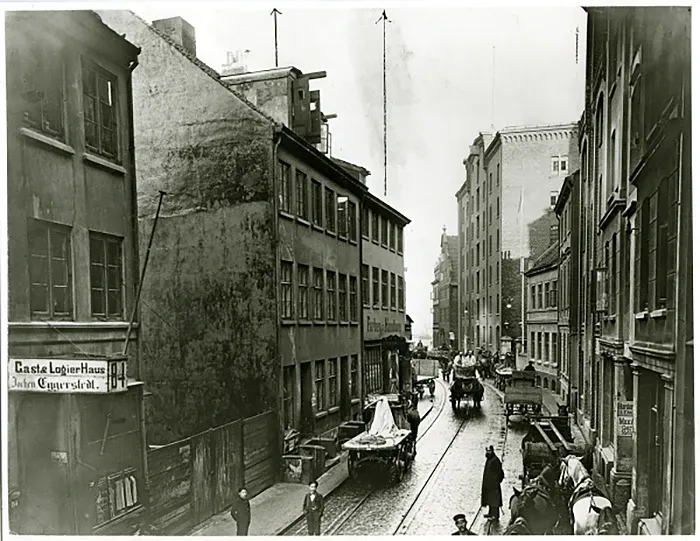 Große Elbstraße um 1900 - Elbmeile Hamburg