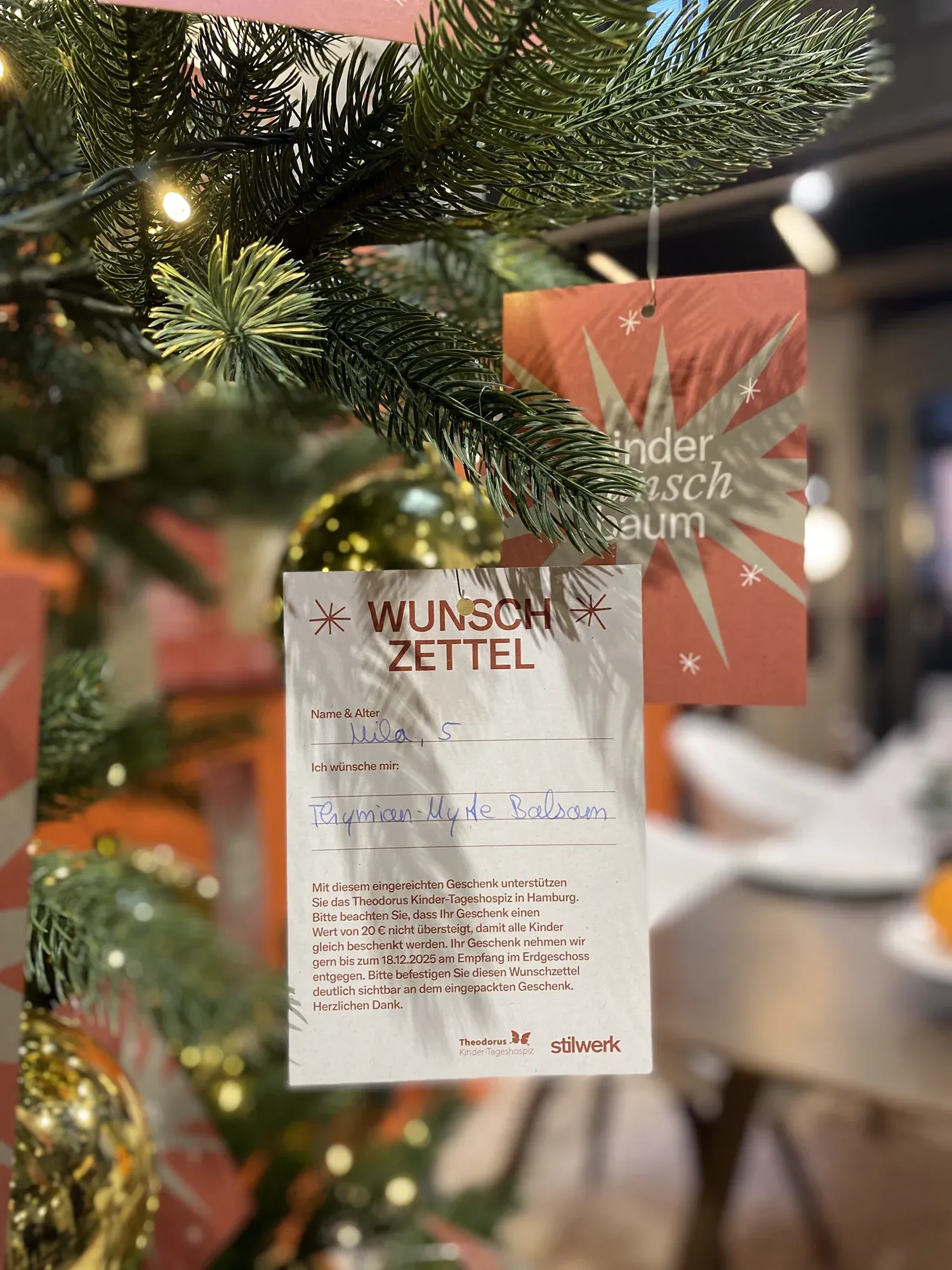 Wunschbaum im stilwerk