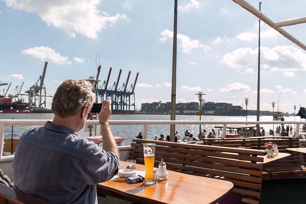 Das Museumshafen – Café - Elbmeile Hamburg