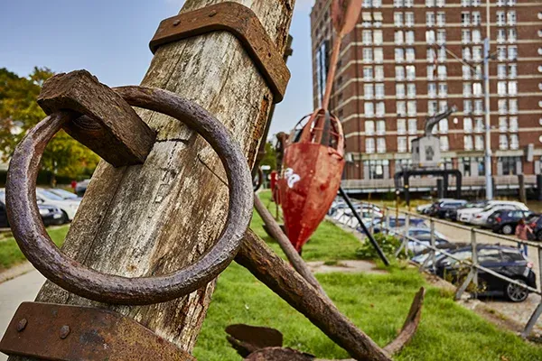 QR-Punkt 54 Museumshafen – Anker