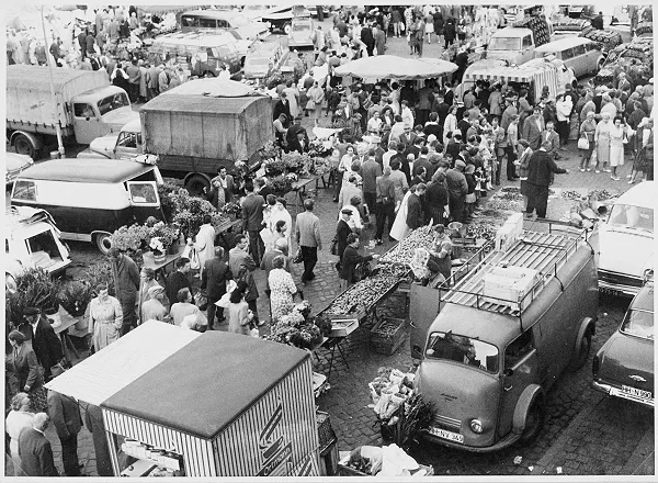 Fischmarkt in den 60er Jahren - Elbmeile Hamburg