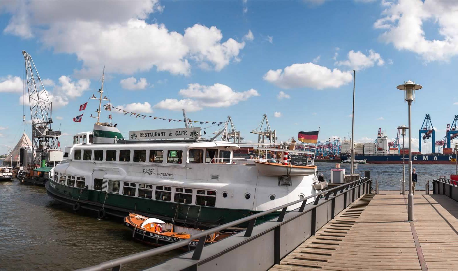 Das Museumshafen – Café - Elbmeile Hamburg
