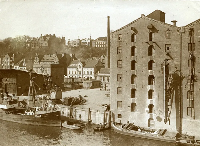 Holzhafen 1925 - Elbmeile Hamburg