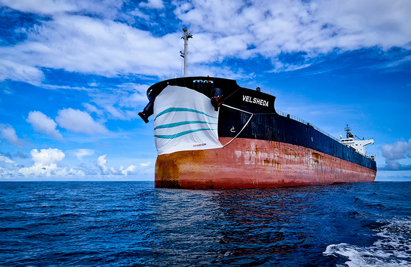 ORION BULKER auf der Elbmeile