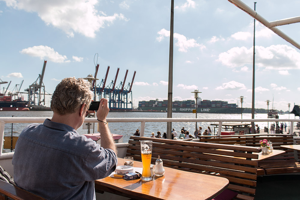Das Museumshafen – Café - Elbmeile Hamburg