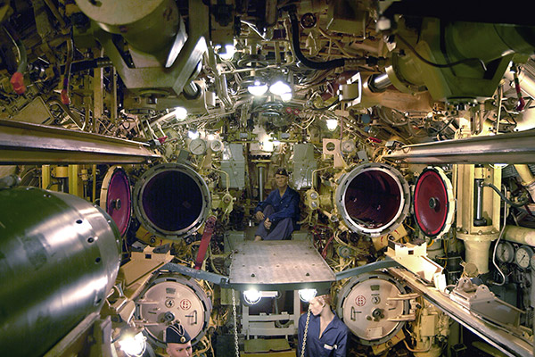 elbmeile hamburg U-434 Torpedoraum