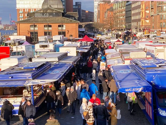 elbmeile fischmark wiedereroeffnung 2022 - Elbmeile Hamburg