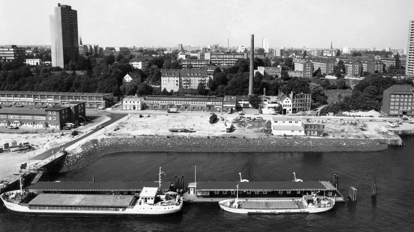 Cruise Center Altona – Gelände Foto von 1985