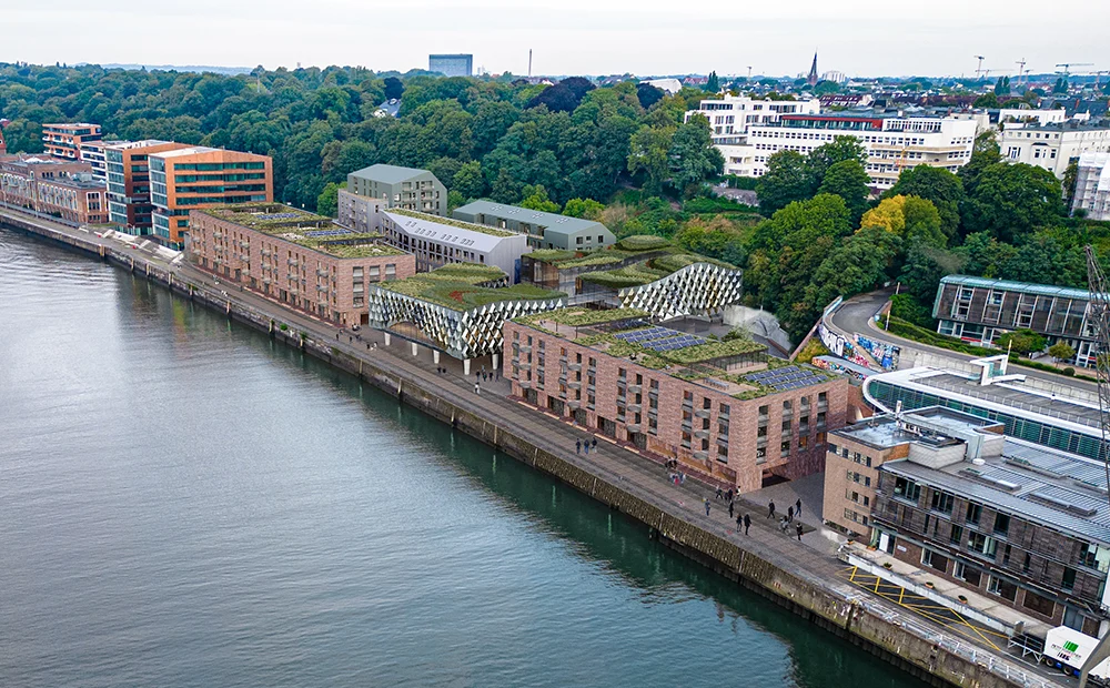 Erste Illustration des neuen Fischereihafen