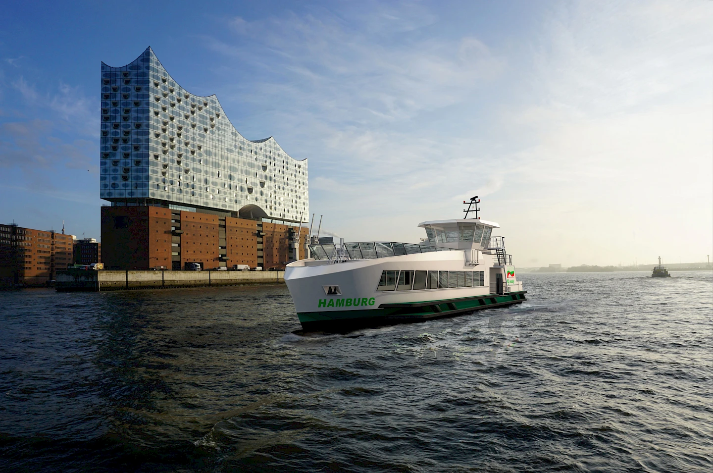 HADAG emissionsfreie Flotte