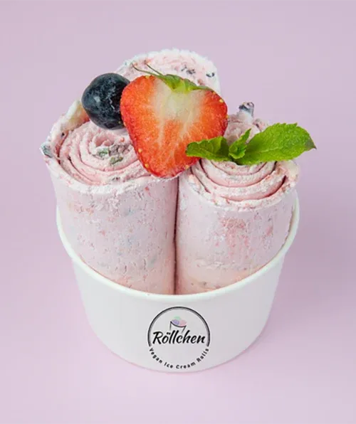 Vegan Ice Cream Rolls